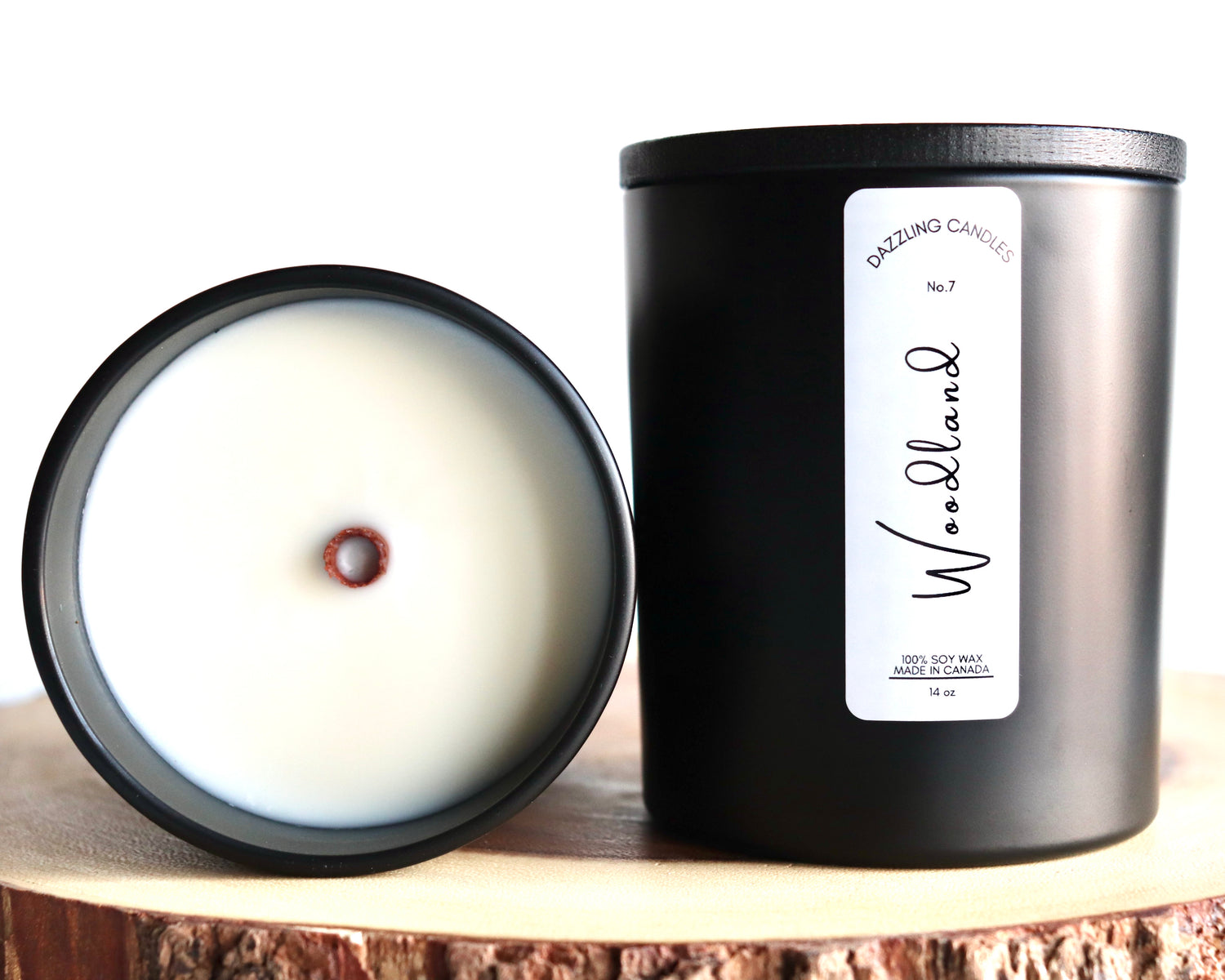 Spiral Wood Wick Candles