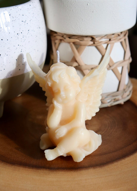 Angel Sculpture Soy Wax Candle | Home Decor